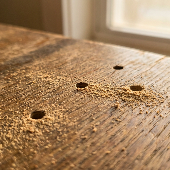 Hausmittel gegen Holzwurm: Was wirklich hilft und wann der Profi ran muss