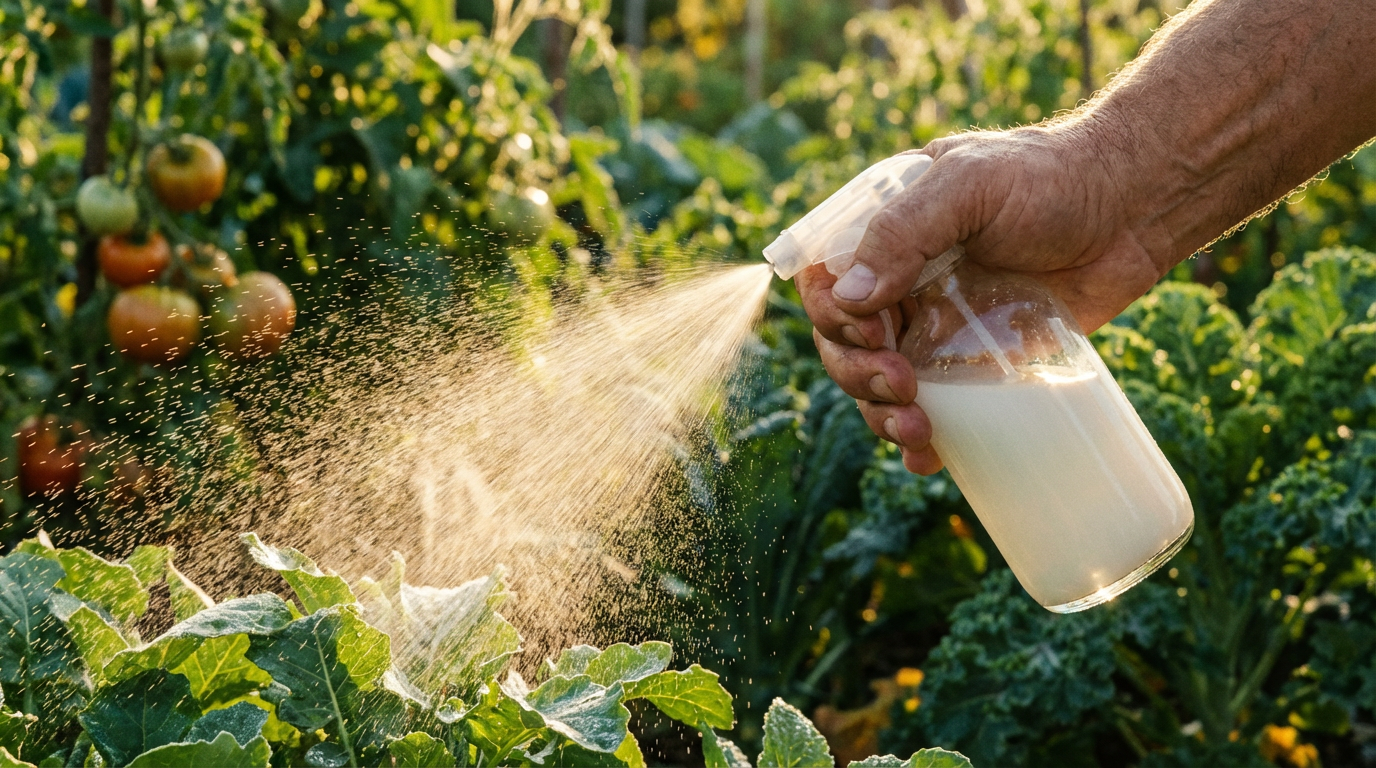 Melk tegen bladluizen: het effectieve huismiddeltje voor uw tuin