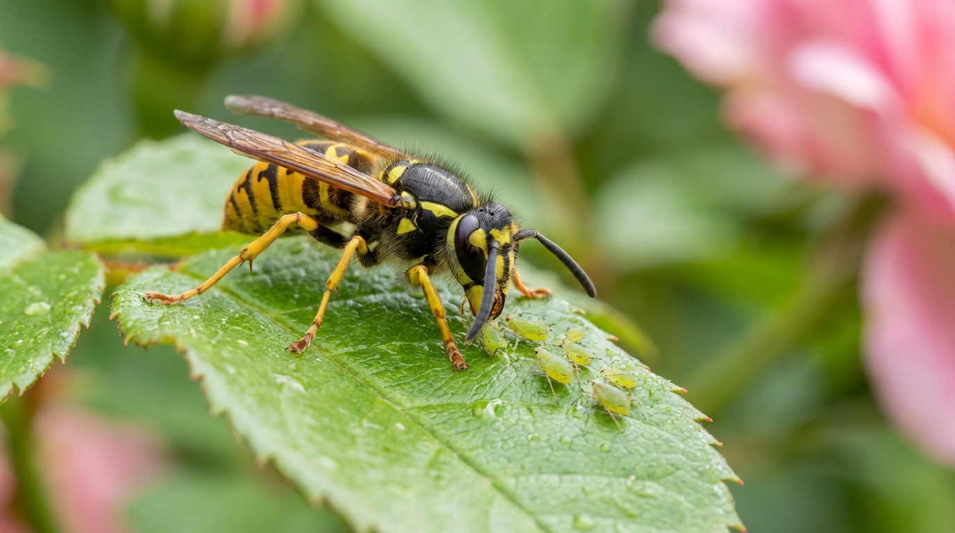 Eten wespen bladluizen? Natuurlijke ongediertebestrijding in de tuincheck