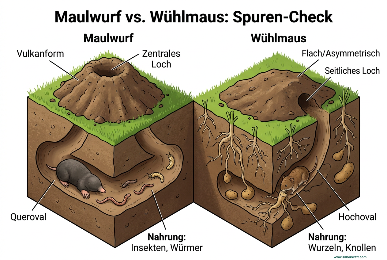 Woelmuis of mol: herken de verschillen en handel correct - tuingids