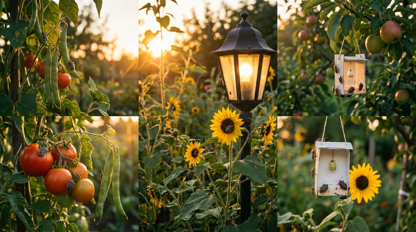 Wat trekt stinkwantsen aan? Planten, licht en feromonen uitgelegd