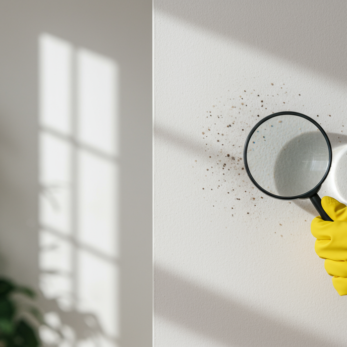 Weißer Schimmel: Erkennen, unterscheiden und dauerhaft entfernen