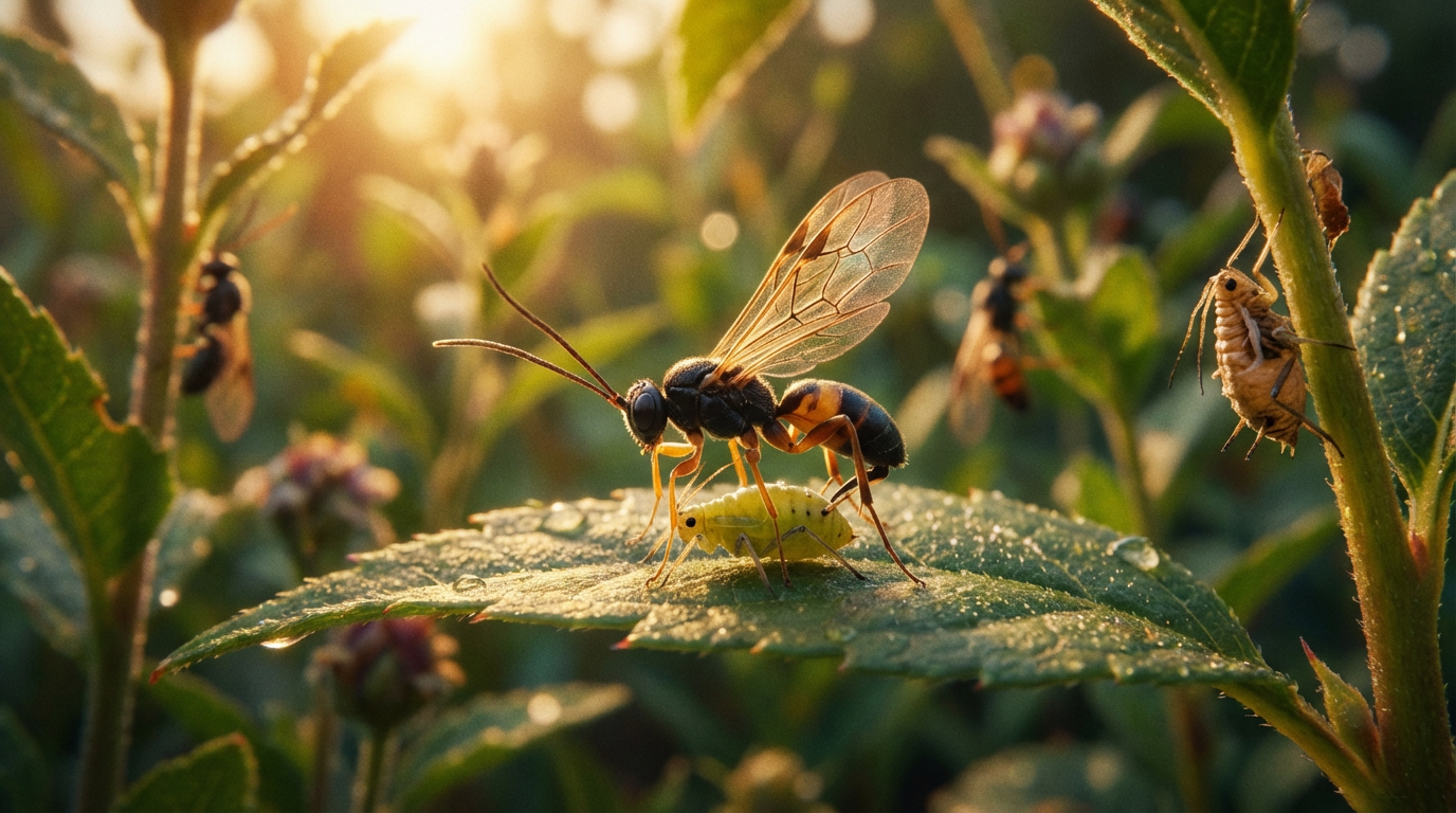 Hoe werken sluipwespen? Het biologische werkingsmechanisme uitgelegd