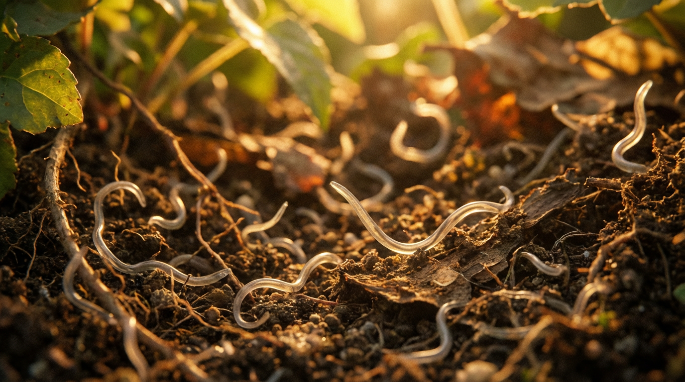 Hoe zien nematoden eruit? Grootte, vorm en identificerende kenmerken