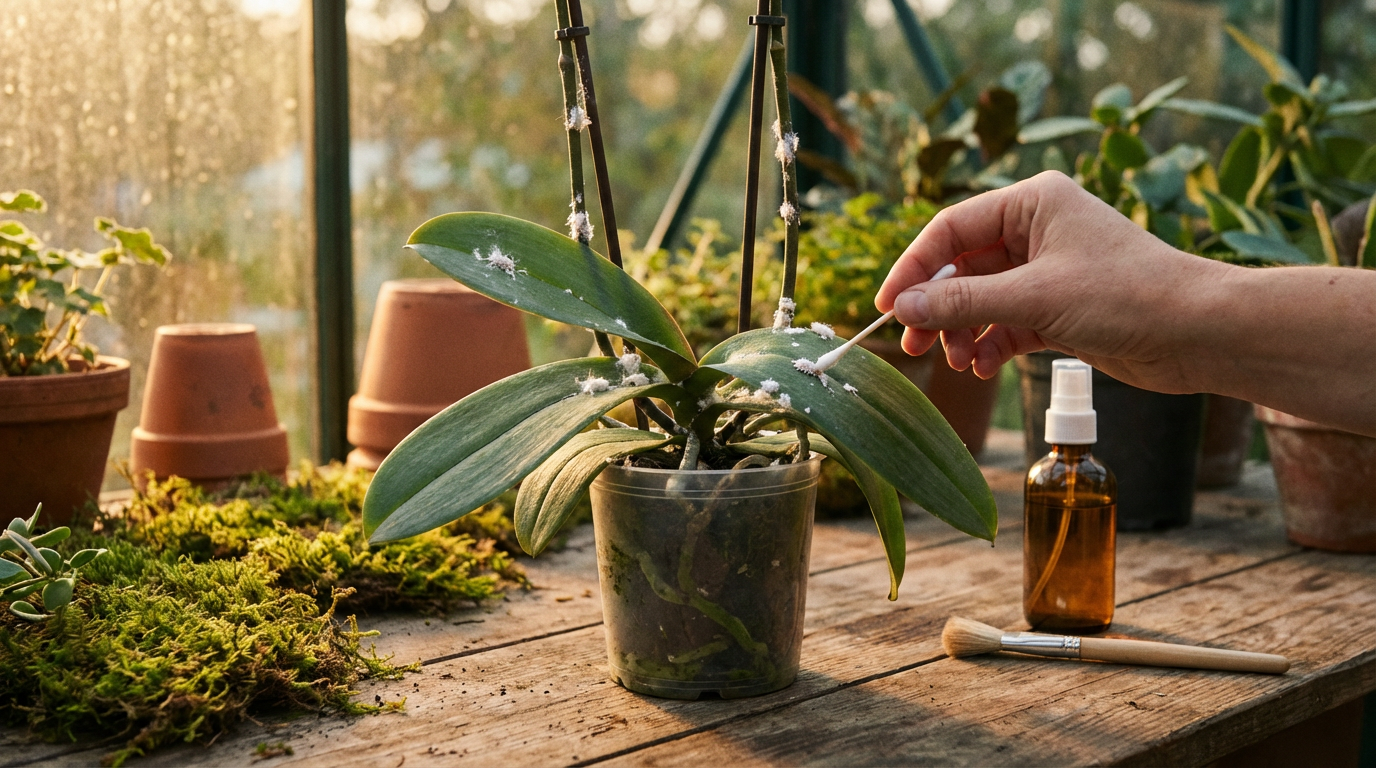 Wolluizen op orchideeën: plagen succesvol opsporen en bestrijden