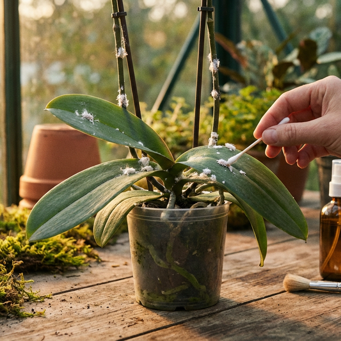 Wolluizen op orchideeën: plagen succesvol opsporen en bestrijden
