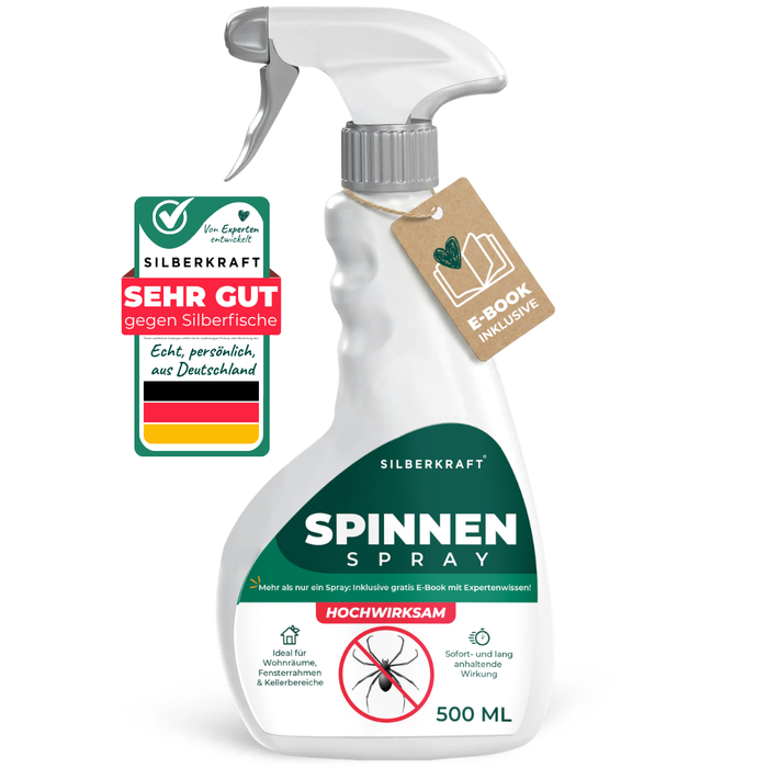 Silberkraft Spinnen Spray 500ml inkl. E-Book