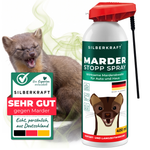 Silberkraft Marder-Stopp Spray 400ml Hochwirksamer Marderschutz für dein Auto und Zuhause