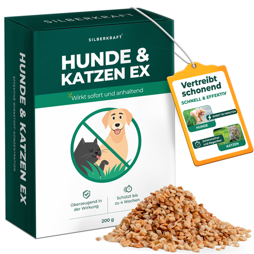 Hunde & Katzen Stopp Ex Granulat - Silberkraft