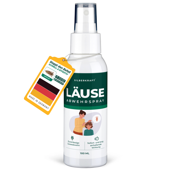 Hoofdluisspray | Luizenwerende spray Spray tegen luizen/hoofdluis - Silberkraft