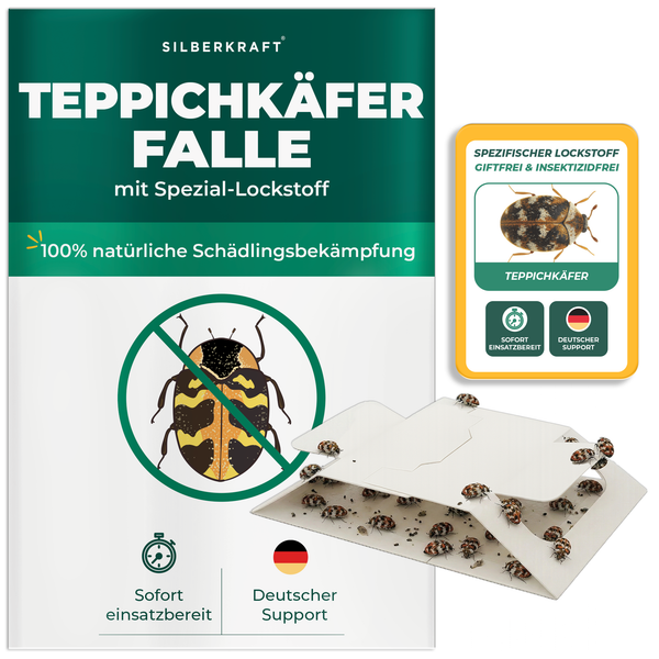 Tapijtkeverval met speciale lokstof - Silberkraft