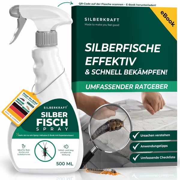 Zilvervisjesspray 500ml incl. e-boek - Silberkraft