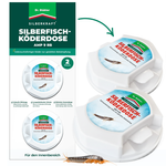 Dr. Stähler Silberkraft zilvervisaasdoos AMP 9 RB - kant-en-klaar aas voor gerichte controle van zilvervisjes, 2 stuks per verpakking, met snelle en langdurige werking