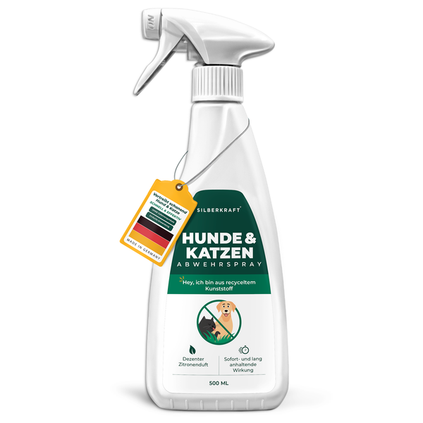 Honden- en kattenafstotende spray - Silberkraft