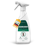 Silberkraft mierenspray in een witte spuitfles met een groen etiket en een mierensymbool met opschrift "Ant Spray".