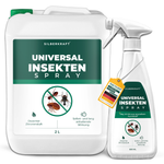 2,5 liter Silberkraft universele insectenspray met onmiddellijke en langdurige werking tegen vliegende en kruipende insecten. Bevat een subtiele citroengeur, is op waterbasis en vrij van permethrine. Gemaakt in Duitsland van gerecycled plastic voor duurzame insectenbescherming.