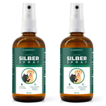 Colloïdaal zilver spray 100 ml - spray voor wondgenezing - huidverzorging bij ongedierte, jeuk, infecties, ontstekingen - voor honden, katten, knaagdieren en andere huisdieren - Silberkraft