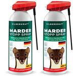 Verschillende flessen marterstopspray.