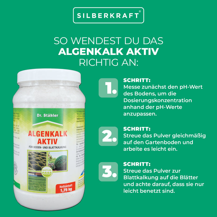 Algenkalk Aktiv - Für die Förderung der Pflanzengesundheit - Silberkraft
