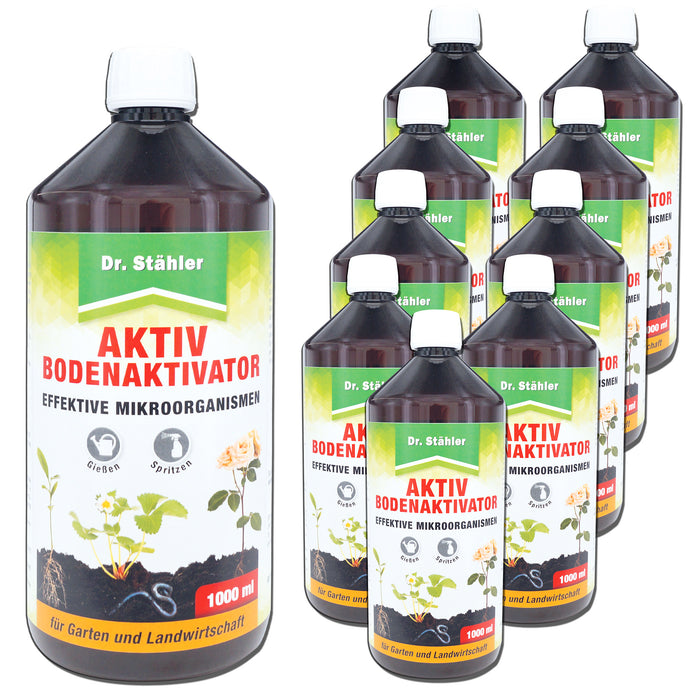 Actieve bodemactivator - effectieve micro-organismen voor een gezond bodemmilieu - Silberkraft
