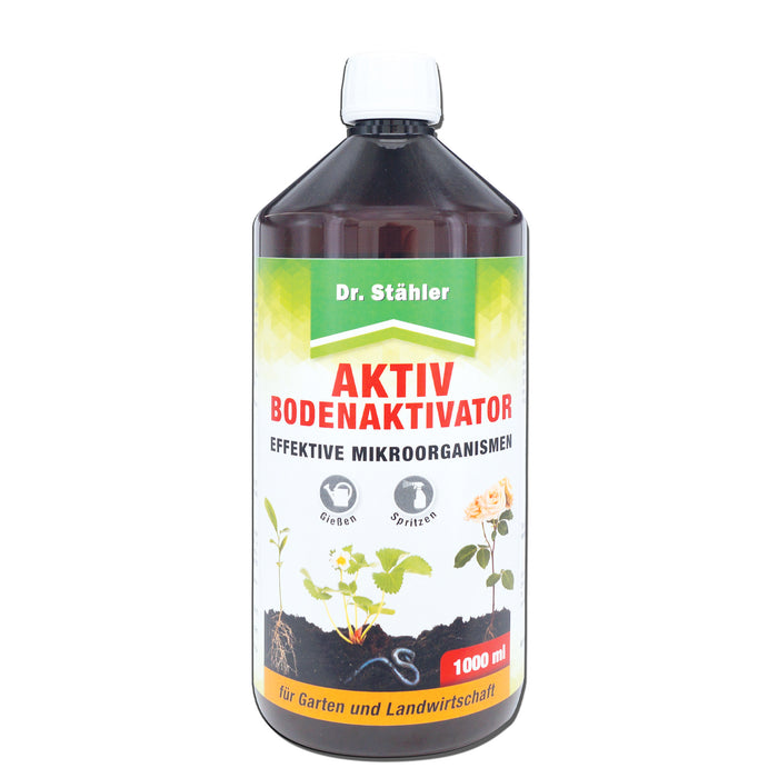 Aktiv Bodenaktivator - Effektive Mikroorganismen für ein gesundes Bodenmilieu - Silberkraft