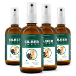 Colloïdaal zilver spray 100 ml - spray voor wondgenezing - huidverzorging bij ongedierte, jeuk, infecties, ontstekingen - voor honden, katten, knaagdieren en andere huisdieren - Silberkraft