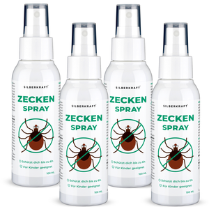 Zeckenspray Zeckenschutz - Anti Zecken Spray - Silberkraft