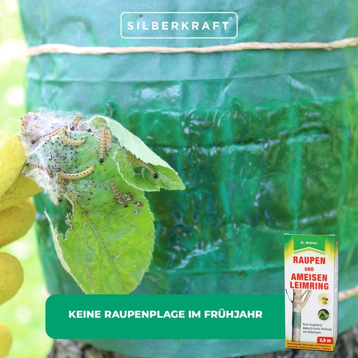 Raupen- und Ameisen-Leimring: Biotechnischer Schutz für Obstbäume - Silberkraft