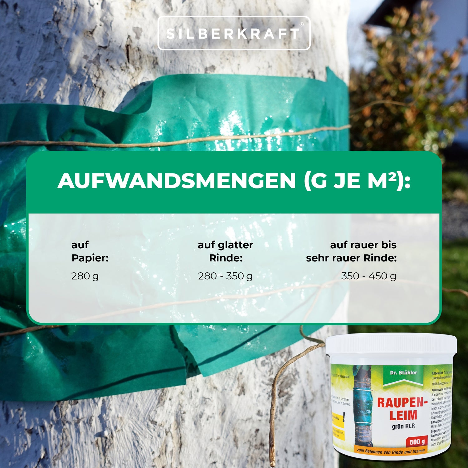 Effektiver Raupenleim für optimale Schädlingsbekämpfung - Silberkraft