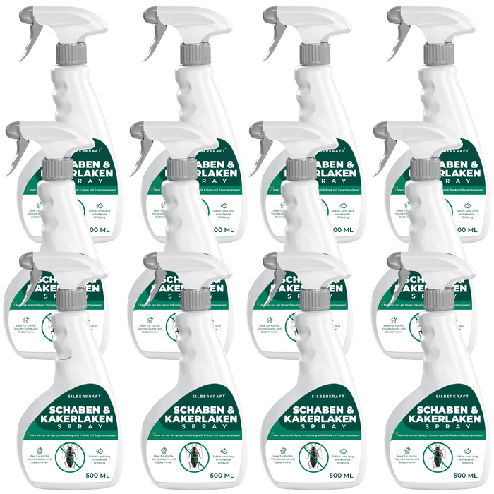 Spiderspray bulkverpakking 12 flessen - ideaal voor langdurige spinnenverdediging binnen en buiten