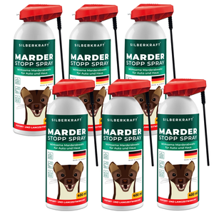 Marder-Stopp Spray: Hochwirksamer Marderschutz für dein Auto und Zuhause - Silberkraft
