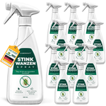 Meerdere weergaven van de Silberkraft Stink Bug Spray-fles om het product vanuit verschillende perspectieven te laten zien.