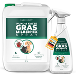 Silberkraft Grasmijten EX Spray in verschillende verpakkingsgroottes om aan de verschillende behoeften van klanten te voldoen.