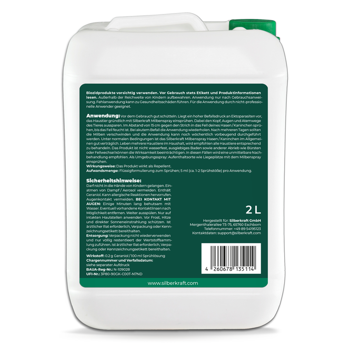 Milbenspray Hase/Kaninchen - Silberkraft