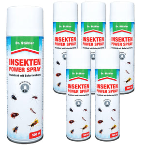 Insekten-Power Spray: Effektive Lösung für kriechende und fliegende Ungeziefer wie Schaben und Motten - Silberkraft