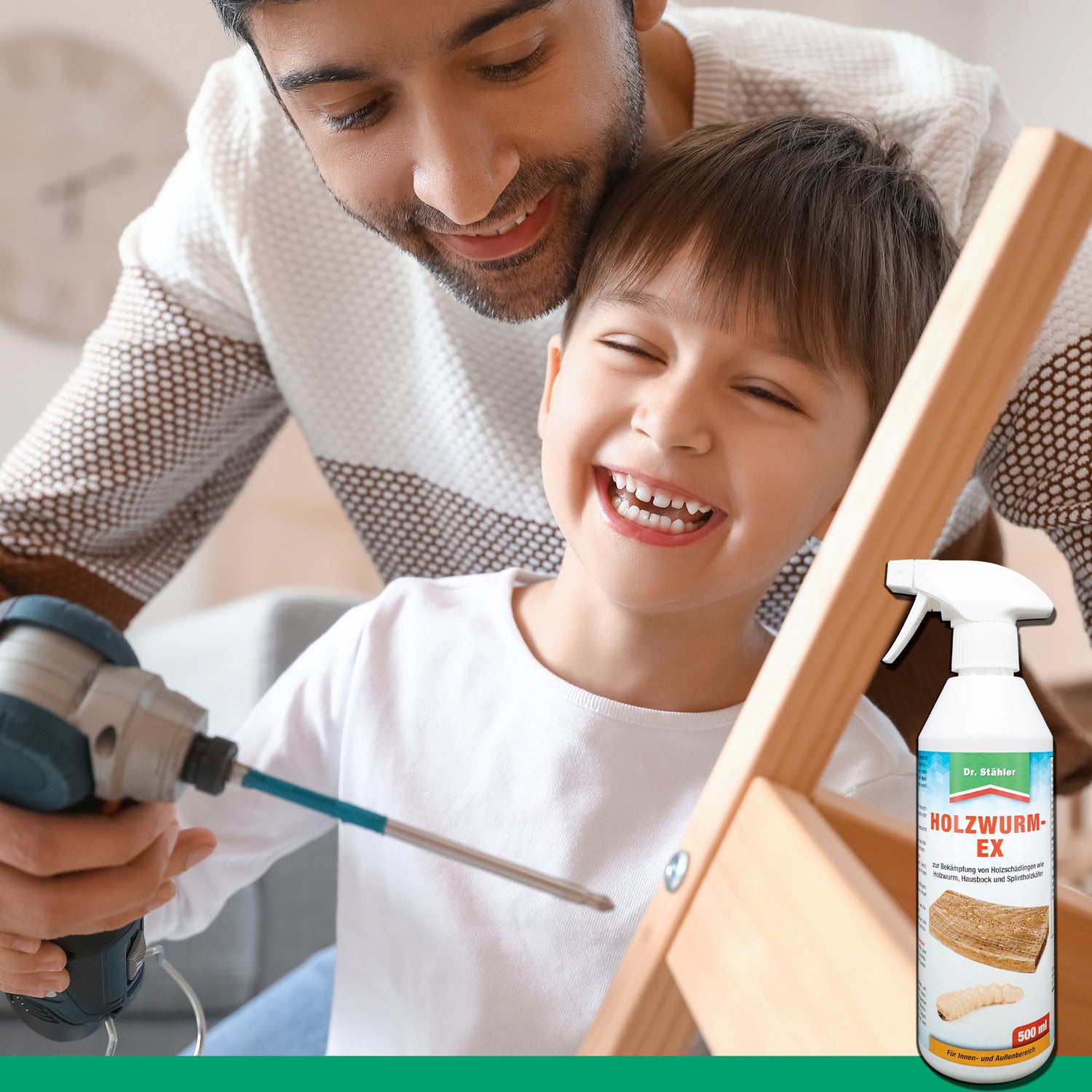 Effectieve houtworm ex-spray: Betrouwbare bescherming tegen houtongedierte zoals houtworm, huiskever en spinthoutkever