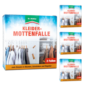 Effektive Kleidermottenfalle: Wirksamer Schutz gegen Kleidermotten in Schränken und Schubläden - Silberkraft