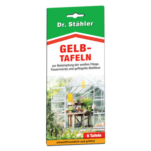 Effectieve gele panelen voor ongediertebestrijding voor kamer- en wintertuinplanten - Silberkraft