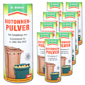 Bio-Tonnenpulver gegen unangenehme Gerüche und Schädlinge - Silberkraft