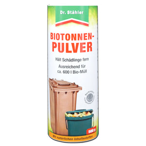 Bio-Tonnenpulver gegen unangenehme Gerüche und Schädlinge - Silberkraft