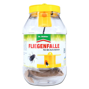 Effektive Fliegenabwehr: Hochwirksame Fliegenfalle für Garten und Terrasse - Silberkraft