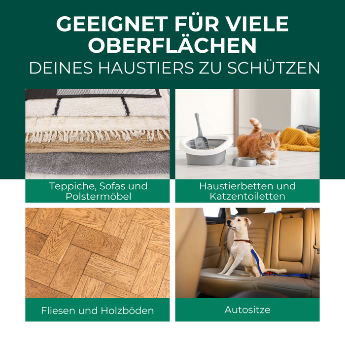 Enzymreiniger Katzen- und Hundeurin sowie Tiergerüche - Silberkraft