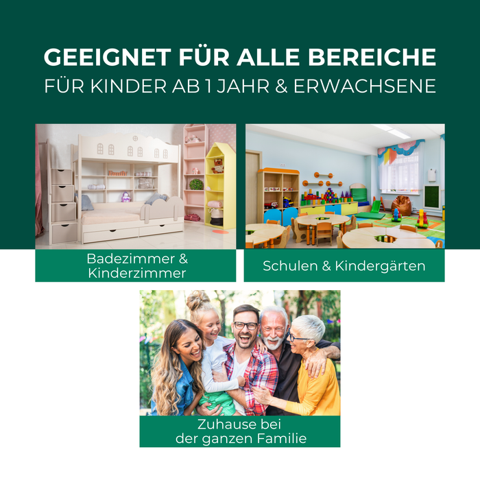 Kopfläuse-Shampoo - Läuseshampoo für Kinder & Erwachsene inkl. Nissenkamm Läuse Shampoo - Silberkraft