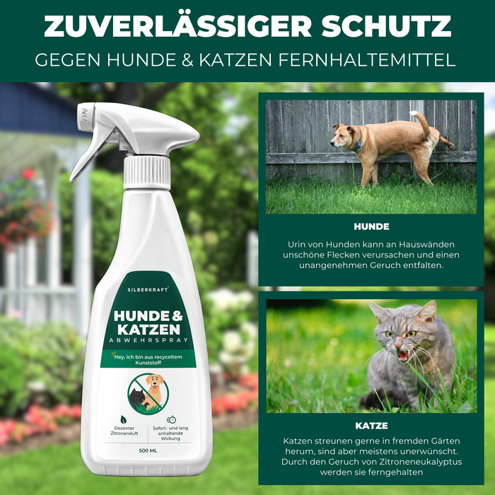 Hunde- und  Katzenabwehrspray - Silberkraft