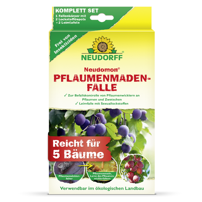 Neudorff Neudomon PflaumenmadenFalle - Silberkraft