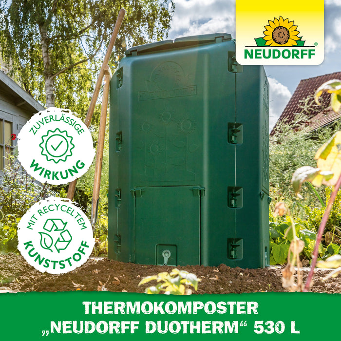 Neudorff Thermokomposter "Neudorff DuoTherm 530 l" - Silberkraft