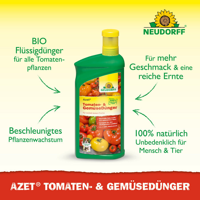Neudorff Azet Tomaten- und Gemüse Dünger - Silberkraft