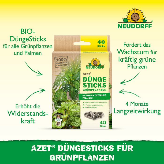 Neudorff Azet DüngeSticks für Grünpflanz - Silberkraft