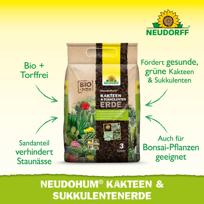 Neudorff NeudoHum Kakteen- & SukkulentenErde - Silberkraft
