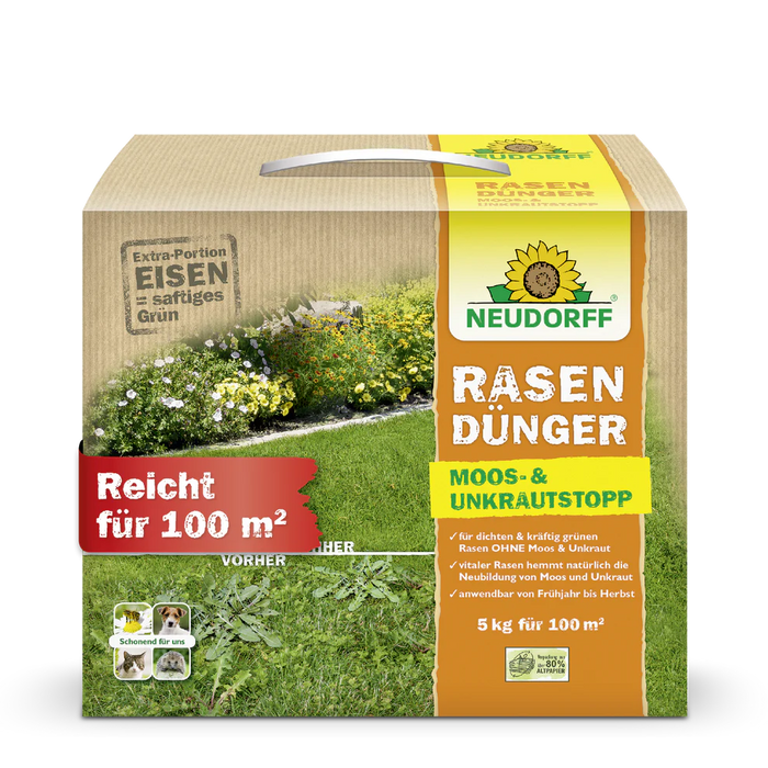 Neudorff Gazonmeststof Mos- en Onkruidstop